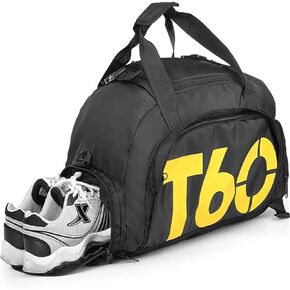 Gym Bag for Men Women with Shoe and Wet Compartment,Versatile Duffle Bag for Travel, Sports, Fitness