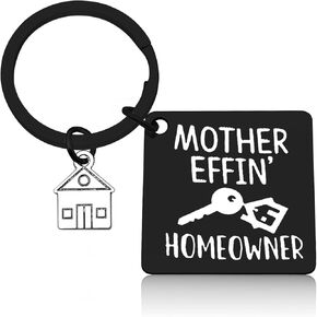 New Home Keychain 2024 Funny Housewarming Gifts for New Homeowner New House Keychain for Friends Neighbor Family First Home Gift Keychain New Home Owners Gift from Real Estate Agent Moving in Gift