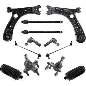 TRQ Front Steering & Suspension Kit Compatible with 2012-2017 Volkswagen Passat