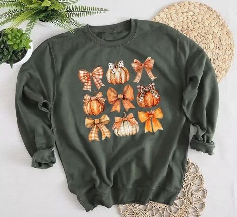 AIMITAG Fall Sweatshirt for Women Funny Fall Words Graphic Sweatshirt Autumn Letter Print Long Sleeve Halloween Pullover Tops in Saudi Arabia