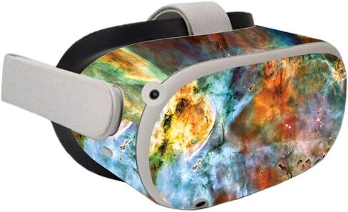 غلاف MightySkins متوافق مع Oculus Quest 2 - Nebula | غطاء ملتف واقٍ ومتين وفريد ​​من نوعه من الفينيل | سهل التطبيق والإزالة وتغيير الأنماط | صُنع في الولايات المتحدة الأمريكية، OCQU2-Nebula in Kuwait