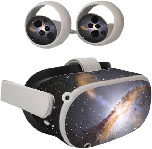 غلاف MightySkins متوافق مع Oculus Quest 2 - Nebula | غطاء ملتف واقٍ ومتين وفريد ​​من نوعه من الفينيل | سهل التطبيق والإزالة وتغيير الأنماط | صُنع في الولايات المتحدة الأمريكية، OCQU2-Nebula in Kuwait