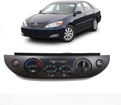 لوحة تحكم تكييف الهواء لتويوتا كامري 2003-2006 زر لوحة المخرج OEM 55902-06040 (رمادي) in Kuwait