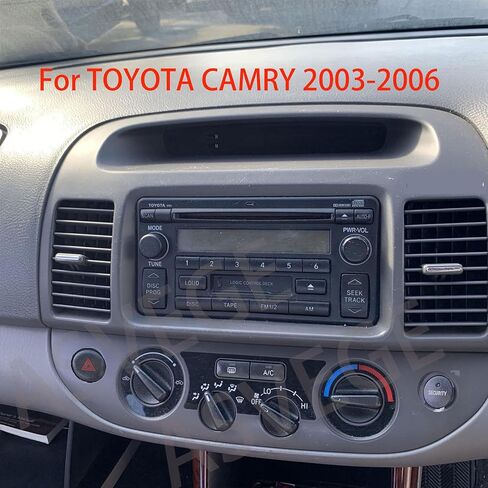 لوحة تحكم تكييف الهواء لتويوتا كامري 2003-2006 زر لوحة المخرج OEM 55902-06040 (رمادي) in Kuwait