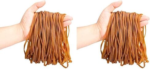 Large Rubber Bands 150pcs,Strong Elastic Rubber Bands for Office Supply,Trash Can, File Folder, Perfect for Home and Office in Saudi Arabia