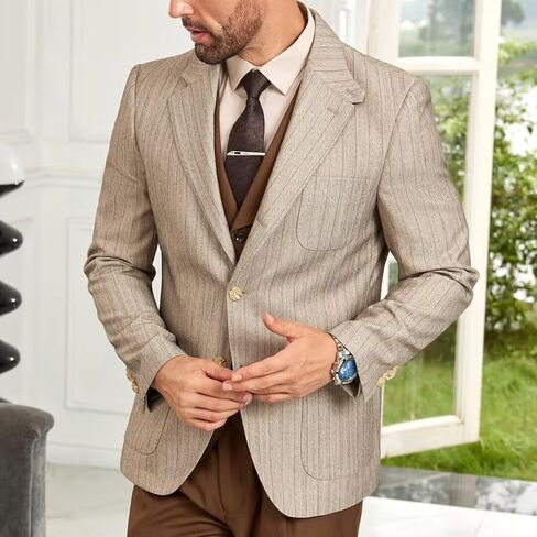 Men's Blazers Sport Coats Slim Fit Dinner Party Suit Jacket for Wedding Business Casual Coat in Saudi Arabia