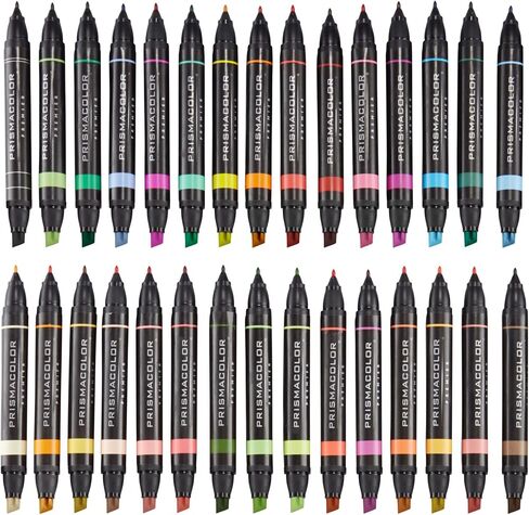 Prismacolor 3746 Premier Double-Ended Art Markers, Fine and Chisel Tip, 156 Pack in Saudi Arabia