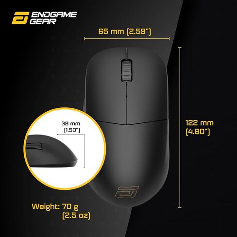 ENDGAME GEAR XM1r Gaming Mouse, Programmable Mouse with 5 Buttons and 19,000 DPI, White in Saudi Arabia