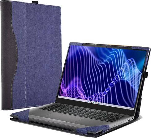 Laptop Case for Dell Latitude 3320 |Latitude 3340 2 in 1 Notebook |Vostro 5000 (5391/5390) for HP ProBook 430 G8 13.3" PU Leather Inside Pocket Cover (13.3inch, red Wine) in Saudi Arabia