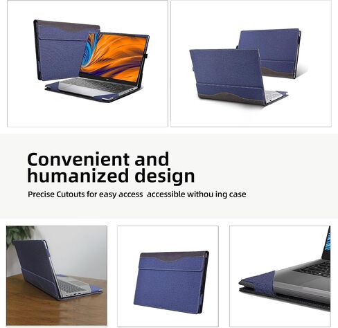 Laptop Case for Dell Latitude 3320 |Latitude 3340 2 in 1 Notebook |Vostro 5000 (5391/5390) for HP ProBook 430 G8 13.3" PU Leather Inside Pocket Cover (13.3inch, red Wine) in Saudi Arabia