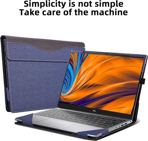 Laptop Case for Dell Latitude 3320 |Latitude 3340 2 in 1 Notebook |Vostro 5000 (5391/5390) for HP ProBook 430 G8 13.3" PU Leather Inside Pocket Cover (13.3inch, red Wine) in Saudi Arabia