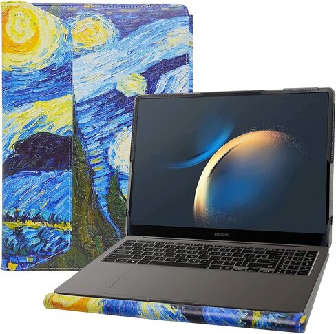 Alapmk Protective Case for Samsung Galaxy Book4 Edge NP940XMAA NP940XMA-KB1US/Samsung Galaxy Book4 Pro 14 NP940XGK NP940XGK-KG1US/Galaxy Book3 Pro 14 NP940XFG-KA1US & EliteBook Ultra G1q,Starry Night in Saudi Arabia