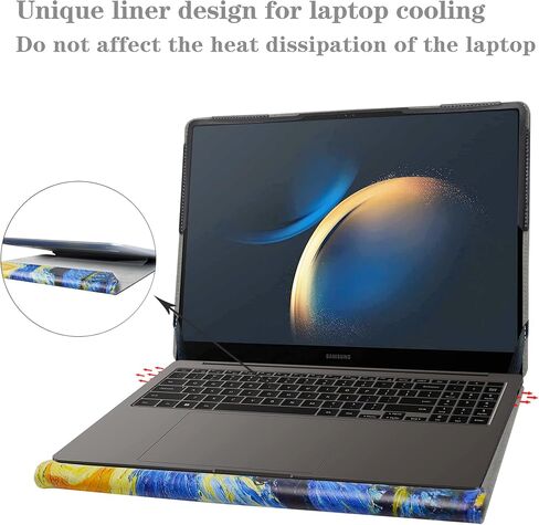 Alapmk Protective Case for Samsung Galaxy Book4 Edge NP940XMAA NP940XMA-KB1US/Samsung Galaxy Book4 Pro 14 NP940XGK NP940XGK-KG1US/Galaxy Book3 Pro 14 NP940XFG-KA1US & EliteBook Ultra G1q,Starry Night in Saudi Arabia