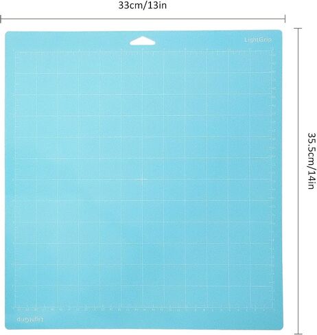 Dohia Cutting Mat for Cricut Maker 12in x 12in Standard Grip Adhesive Sticky Quilting Replacement Cut Mat D1-QGD (Blue) in Saudi Arabia