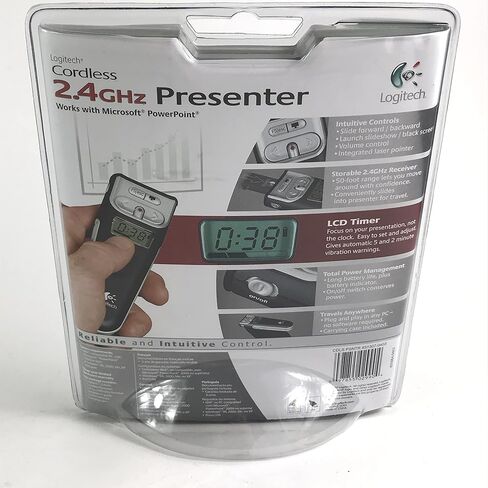 لوجيتك جهاز عرض لاسلكي 2.4 جيجا هرتز (أسود) in Kuwait