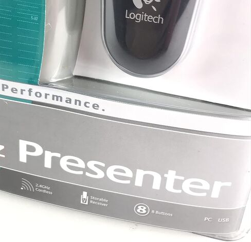 لوجيتك جهاز عرض لاسلكي 2.4 جيجا هرتز (أسود) in Kuwait