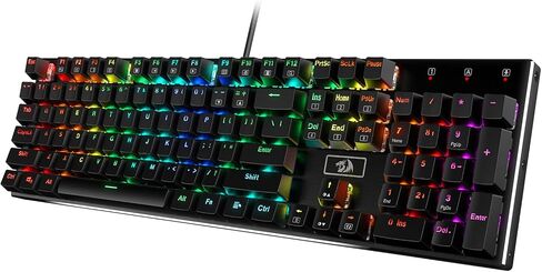 Redragon K556 PRO Upgraded Wireless RGB Gaming Keyboard, BT/2.4Ghz Tri-Mode Aluminum Mechanical Keyboard w/No-Lag Connection, Hot-Swap Linear Quiet Red Switch in Saudi Arabia