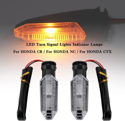 Topteng LED Turn Signal Lights Indicator Lamps for HONDA CBR400R 2013-2018, CB 400F 2013-2018, CBR 500R 2013-2018, CB 650F 2014-2018, CRF 250L 2013-2016 in Kuwait