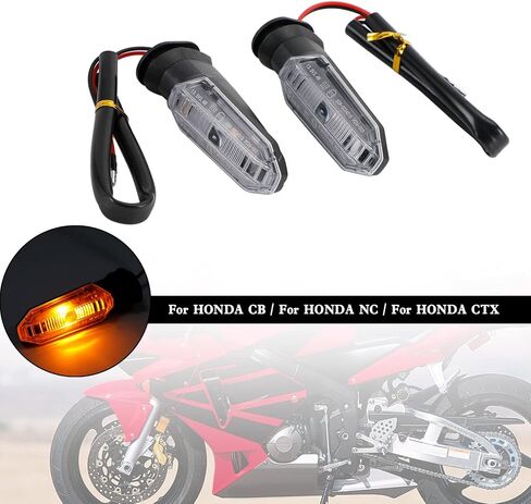 Topteng LED Turn Signal Lights Indicator Lamps for HONDA CBR400R 2013-2018, CB 400F 2013-2018, CBR 500R 2013-2018, CB 650F 2014-2018, CRF 250L 2013-2016 in Kuwait