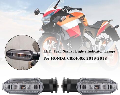Topteng LED Turn Signal Lights Indicator Lamps for HONDA CBR400R 2013-2018, CB 400F 2013-2018, CBR 500R 2013-2018, CB 650F 2014-2018, CRF 250L 2013-2016 in Kuwait