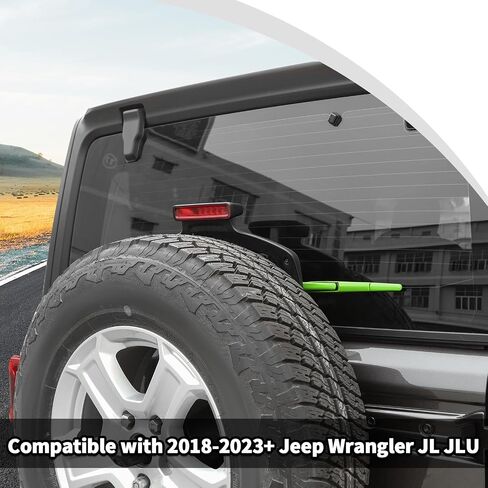 JWWY النافذة الأمامية ممسحة الزجاج الأمامي غطاء ممسحة شفرات الديكور الخارجي تقليم ل 2018-2024+ جيب رانجلر JL JLU & Gladiator JT 4xe الملحقات الخارجية 8PCS ABS الأخضر in Kuwait