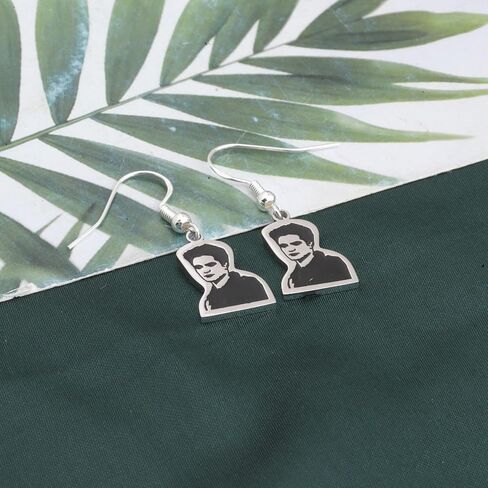 KEYCHIN Twilight Edward Earrings Edward Fans Gifts Team Edward Pendant Jewelry in Saudi Arabia
