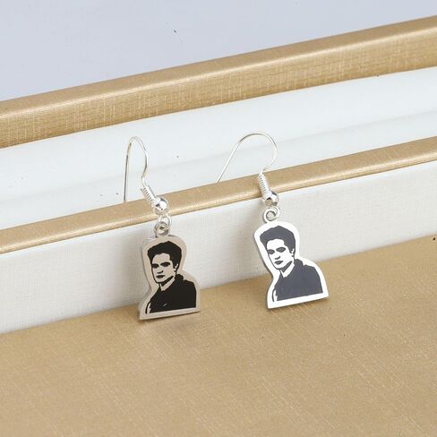 KEYCHIN Twilight Edward Earrings Edward Fans Gifts Team Edward Pendant Jewelry in Saudi Arabia