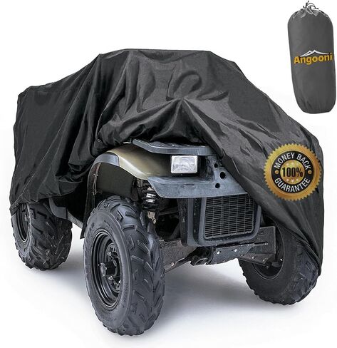 أغطية مركبات ATV للتخزين الخارجي مقاومة للماء، غطاء 4 عجلات عالي التحمل 300D يناسب جميع الأحوال الجوية - حجم عالمي in Kuwait