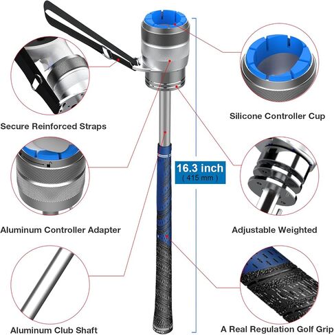 Adjustable Metal Weight for YEZRO Y11 Oculus Quest Golf Club Attachment, Adds About 245/195/145 Grams of Weight to Your VR Golf Accessories (Golf Club Attachment NOT Included) in Saudi Arabia