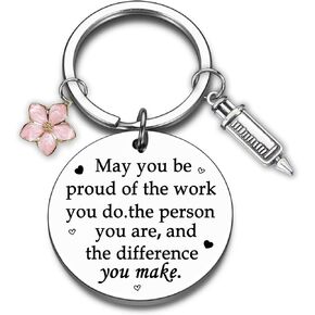 Nurse Gifts for Women - Cute Nursing Graduation Gifts, Nurse Appreciation Keychain, Thoughtful Gifts for New Grad Nurses - Ideal Nurse School Graduation Presents