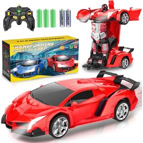 Remote Control Car Toys - Transforming RC Cars for Kids, Transform Toys Car Robot, Gift Kids Toys for 3 4 5 6 7 8 10 12 Years Old Boy in Saudi Arabia