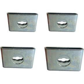 Quest Manufacturing Cable Tray Central Hold Down, Pack of 4 Pcs, Zinc (CT0031-03-4)