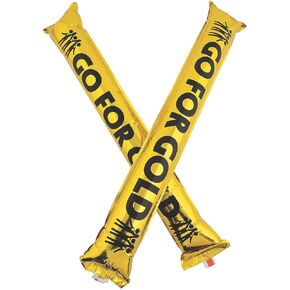 Inflatable Go for Gold Boom Sticks - Toys - 24 Pieces