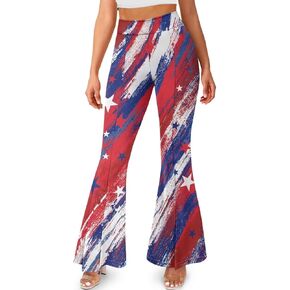 Yoga Pants Women Flared Slit Leggings Tummy Control High Waist Bell Bottom Trousers Plus Size Workout Bootleg Pants