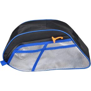 General 1000 Accessories, UTV General Center Console Storage Bag Compatible with Polaris General 1000/1000-4 2016-2023 1680D Oxford Double Side Zippers Easy to Install (Blue Piping)