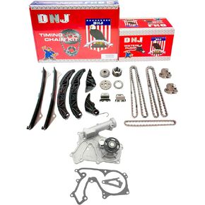 DNJ TK174AWP TIMING KIT WITH WATER PUMP FOR 06-15 HYUNDAI, KIA / V6 / 3.3L, 3.5L, 3.8L DOHC 24V LAMBDA II