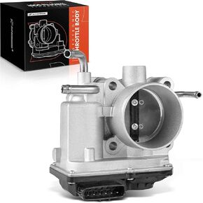 A-Premium Throttle Body Assembly with TPS Sensor Compatible with Toyota Camry Solara 2004-2006, RAV4 2004-2005, Highlander 2004-2007 & Scion tC 2005-2006, L4 2.4L