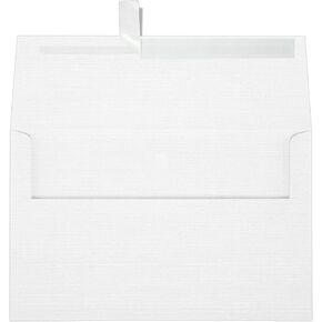 LUXPaper A10 Invitation Envelopes | Peel & Press | 6" x 9 1/2" | Black Linen | 80lb. Text | 50 Qty