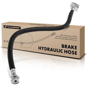 A-Premium Rear Center Brake Hydraulic Hose Compatible with Select Dodge Models - Ram 1500, Ram 2500, Ram 3500, 2000 2001, Without Height Sensor - Replace# 52009575AE
