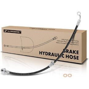 A-Premium Front Driver Brake Hydraulic Hose Compatible with Select Acura Models - RSX 2002 2003 2004 2005 2006 2.0L, Base Model Only - Replace# 01465S5AJ02
