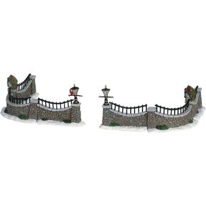 Lemax Inc A3832 Colonial Stone Fence