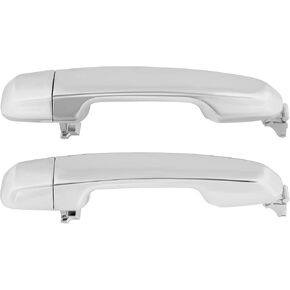 cciyu Door Handles Chrome Rear Driver Left Passenger Right Side fit for 2010-2018 For Lexus GX460,2010-2020 For Toyota 4Runner,2009-2011 2013-2020 For Toyota Land Cruiser, 2pcs
