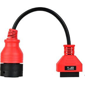 Autel Original MAXISYS CV CAT 14-PIN Adapter, Compatible with Autel Scan Tool MaxiSYS MS909CV, MS906CV, MS908CV, MS908CV II, Extends Coverage to Construction and Agriculture Machines and Vehicles