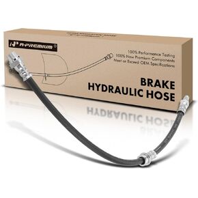 A-Premium Rear Driver or Passenger Outer Brake Hydraulic Hose Compatible with BMW Models - X5 2007-2018, X6 2008-2019 - Replace# 34306887450