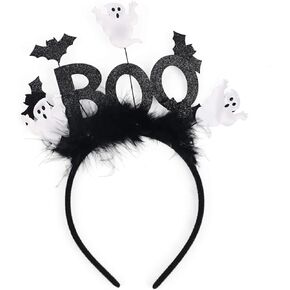 FELIZHOUSE Halloween Headbands Pumpkin Hair Hoop Skeleton Witch Spider Cosplay Devil