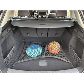 Floor Style Trunk Mesh Cargo Net for Audi Q5 2018-2024 - Premium Trunk Organizers and Storage - Luggage Net for SUV- Best Car Organizer for Audi Q 5