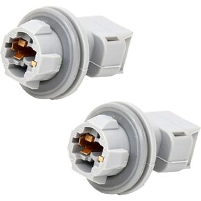 Michigan Motorsports License Plate Socket, Light Socket Replacement, Taillight Brake, Marker Reverse -Fits Fords using 194 921 bulb