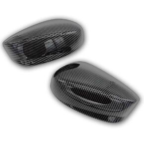 Carbon Fiber Printinging Door Mirror Cover Overlay Compatible with 2008-2012 Accord