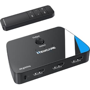 موزع محول HDMI 2.0 4K@60Hz مع كيبل HDMI بطول 3.9 قدم، محول HDMI 3 في 1، 3 منافذ HDMI، يدعم 4K 30Hz 3D 1080P HDCP2.2 لـ PS5 PS4 Xbox DVD Player Fire Stick Apple TV PC in Kuwait