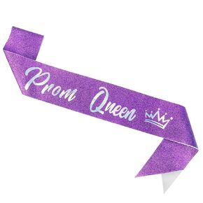VELSCRUN Halloween Headband Prom Queen Sash Silver Prom Queen Headband Halloween Tiaras Crowns Halloween Party Decorations for Women Girls Halloween Birthday Party Decorations Hair Accessories
